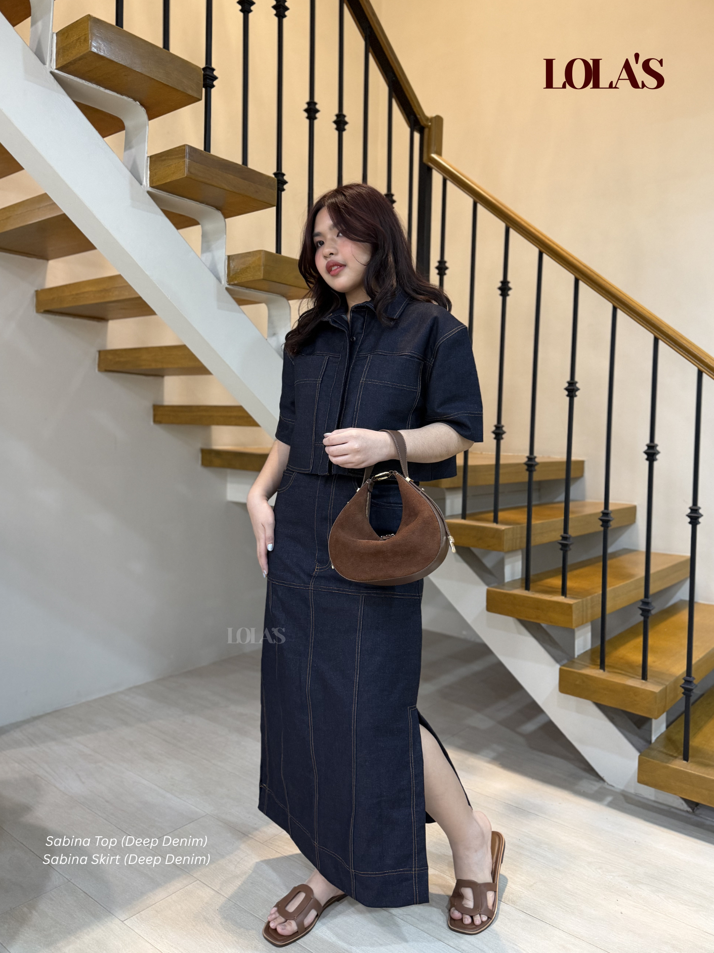 Sabina Skirt (Deep Denim)