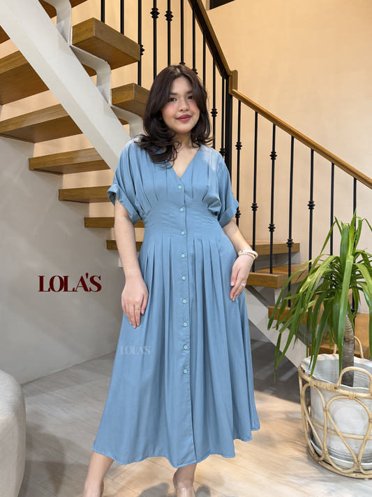 Frederica Dress (Glacier Blue)