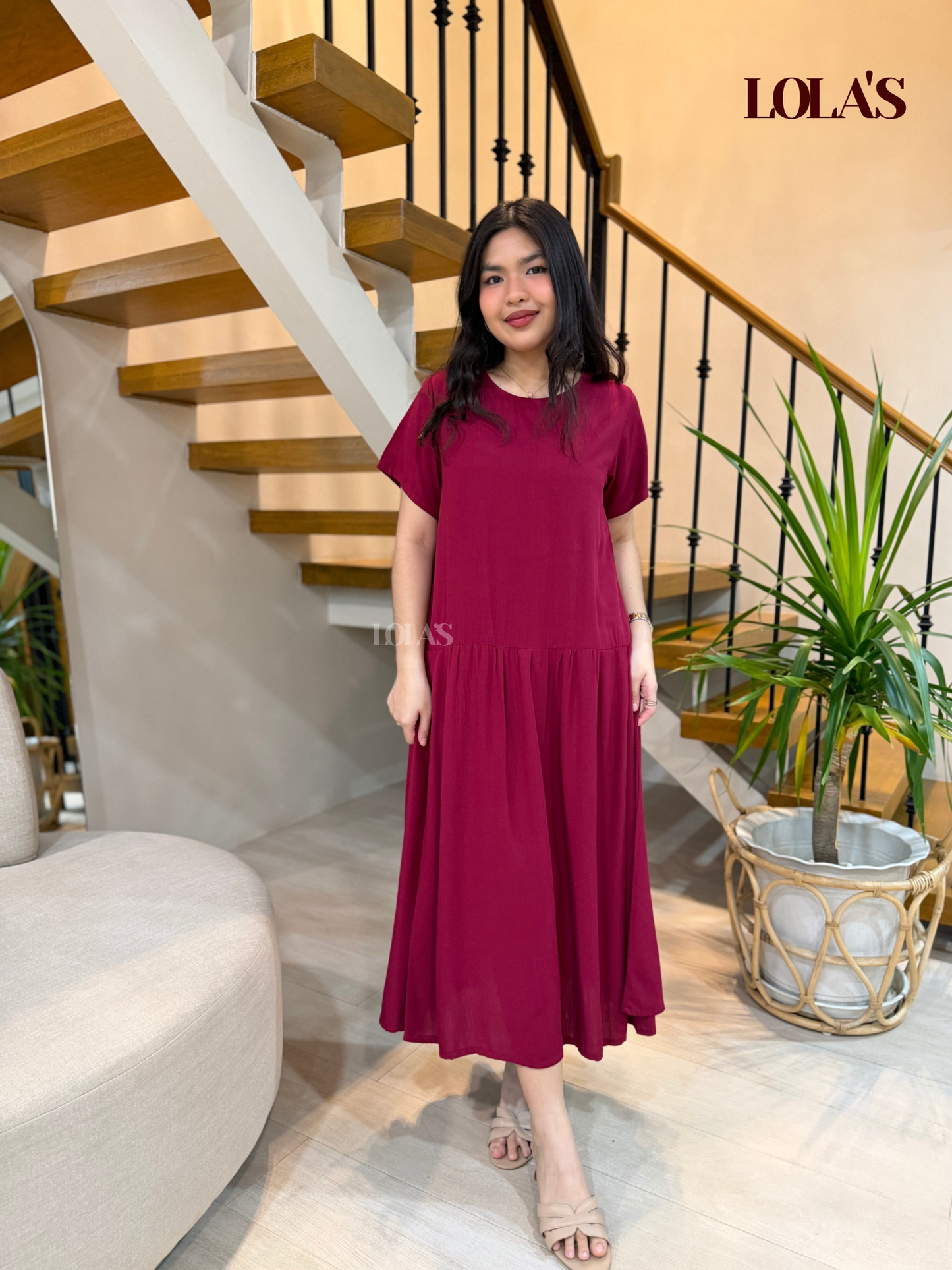 Mina Dress (Red)
