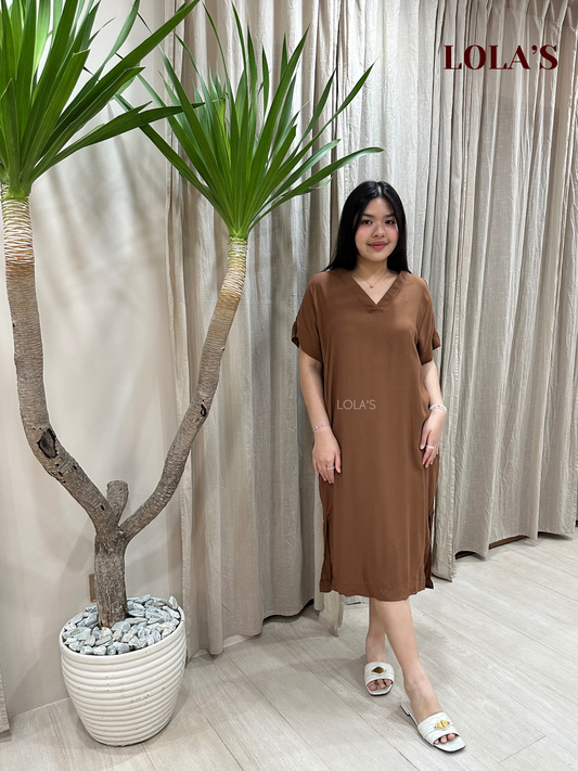 Coco Dress (Chestnut Brown)