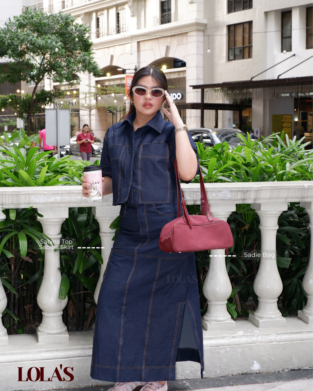 Sabina Top (Blue Denim)