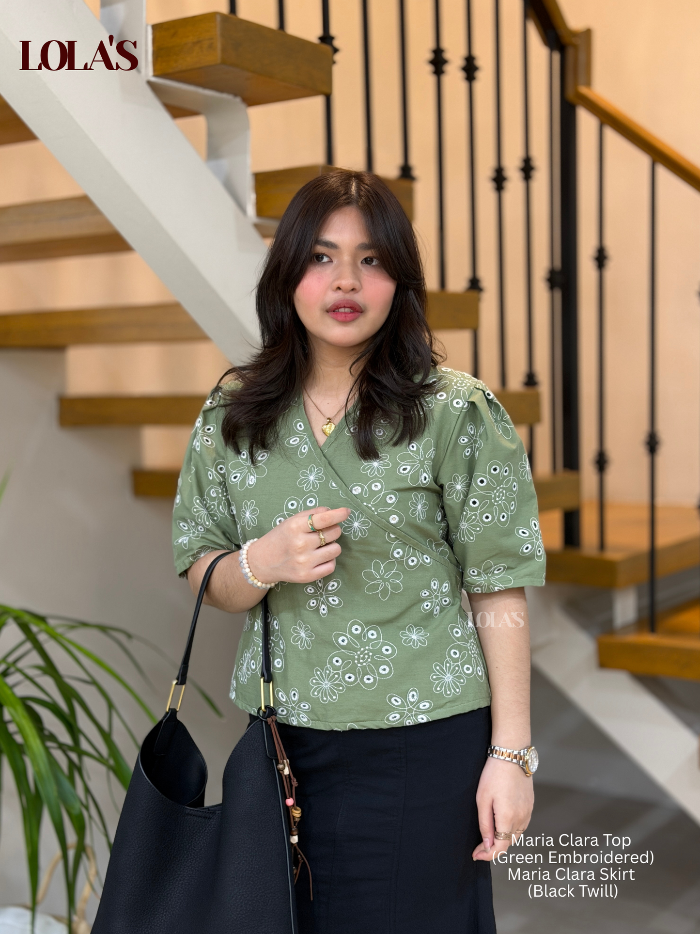 Maria Clara Skirt (Midnight Black)