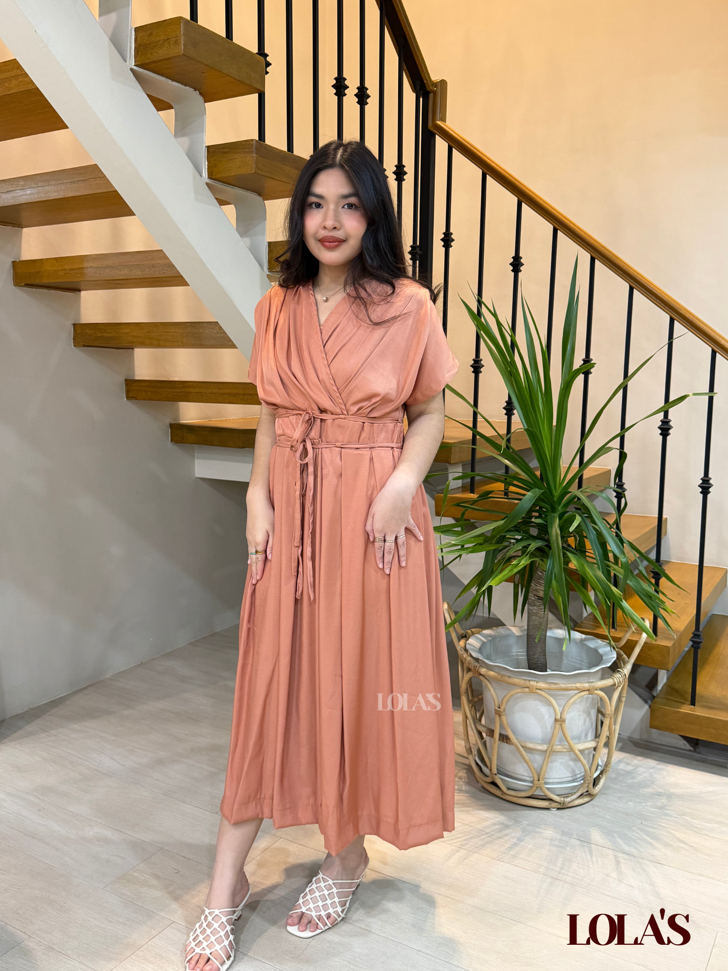 Kaye Dress (Salmon)