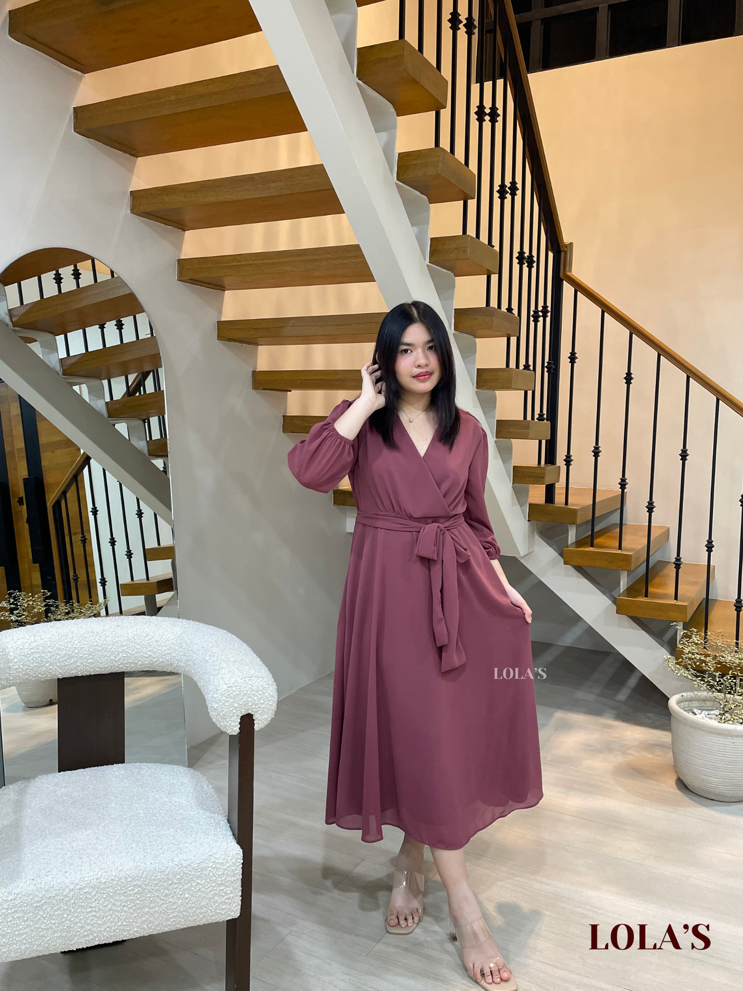 Paula Dress (Plum)