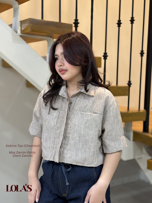 Sabina Top (Chestnut)