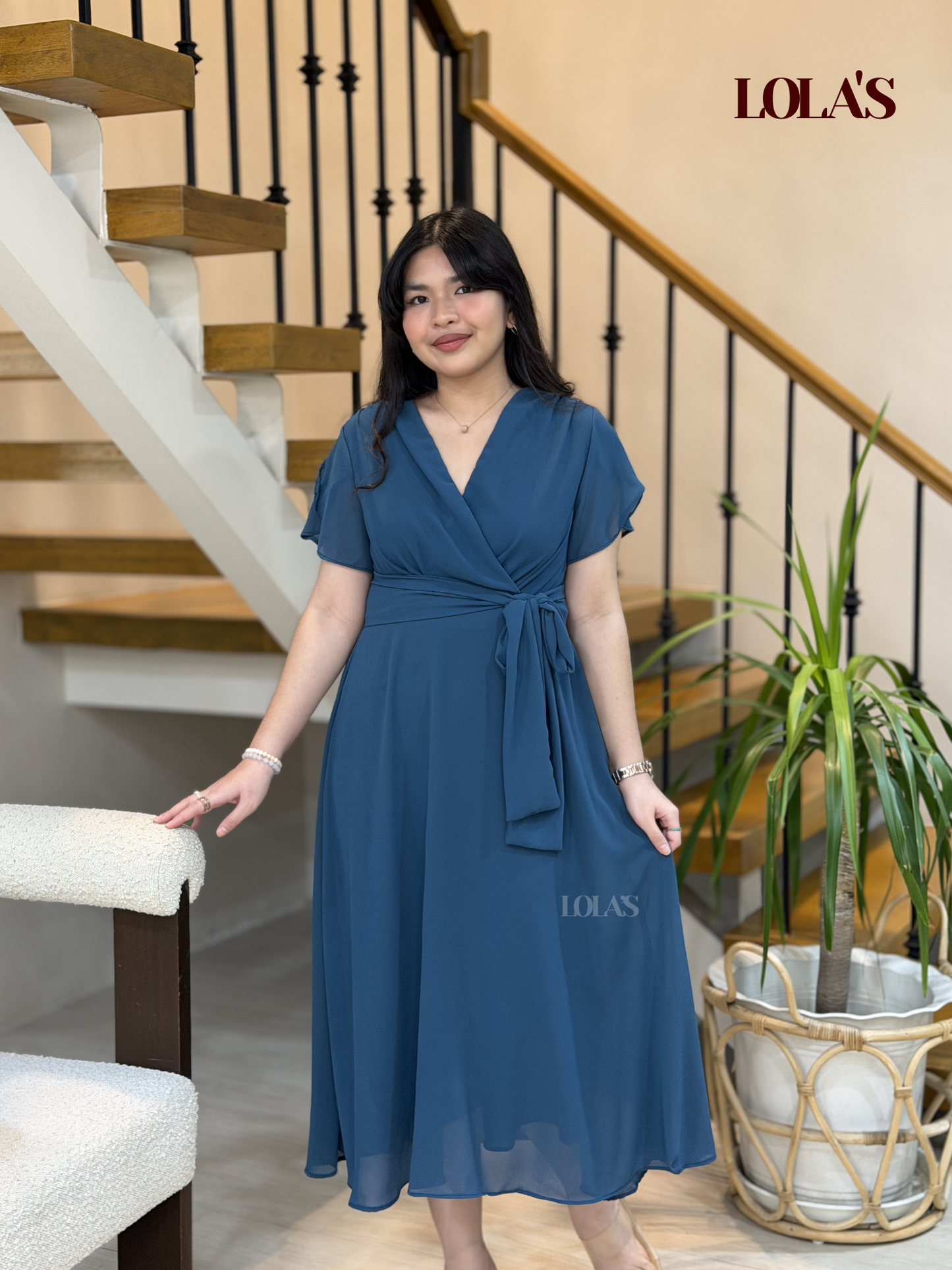 Glinda Dress (Blue Green)