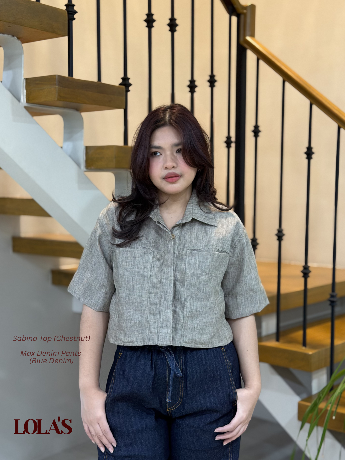 Sabina Top (Chestnut)