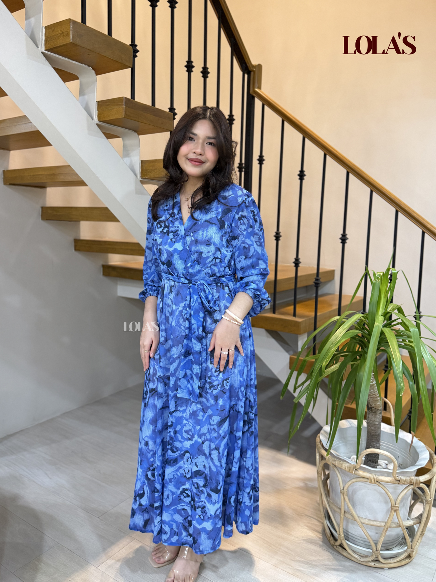 Paula Dress (Blue Haze)