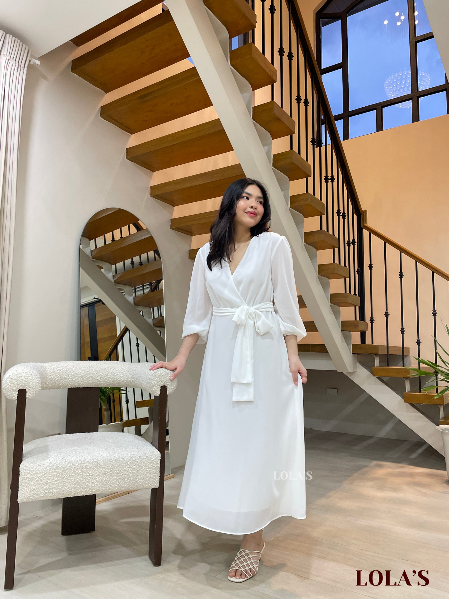 Paula Dress (White)