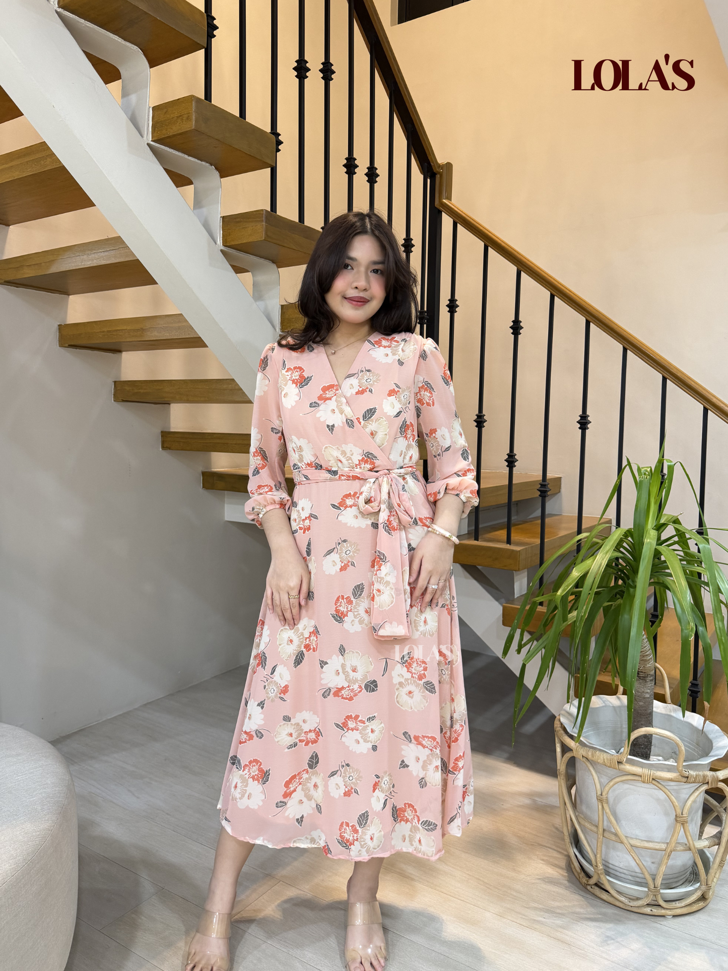 Paula Dress (Sweet Peach)