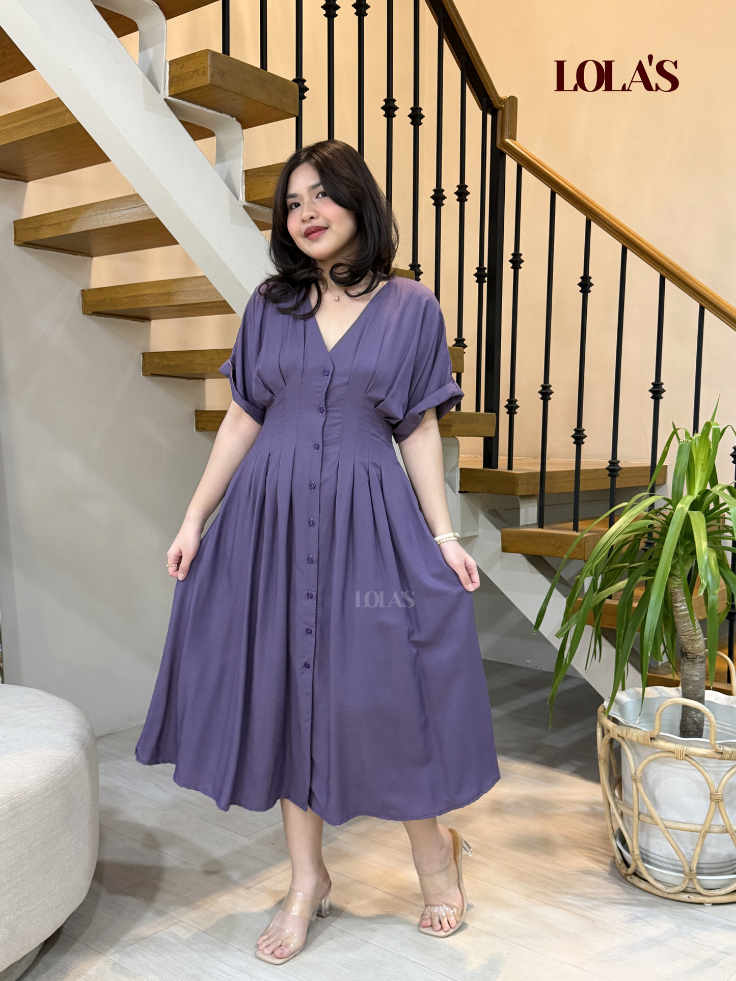 Frederica Dress (Royal Purple)