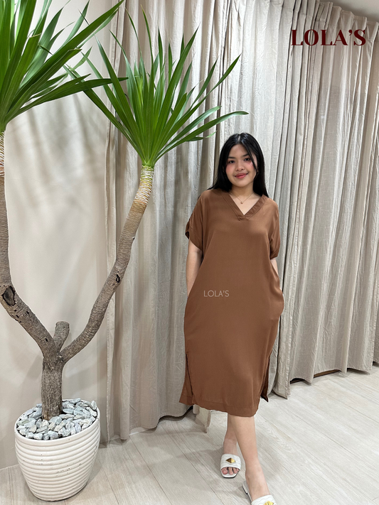 Coco Dress (Chestnut Brown)