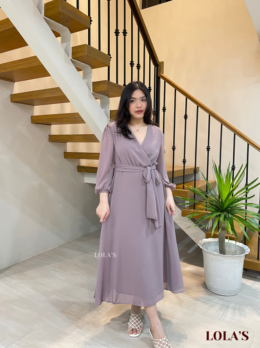 Paula Dress (Light Taupe)