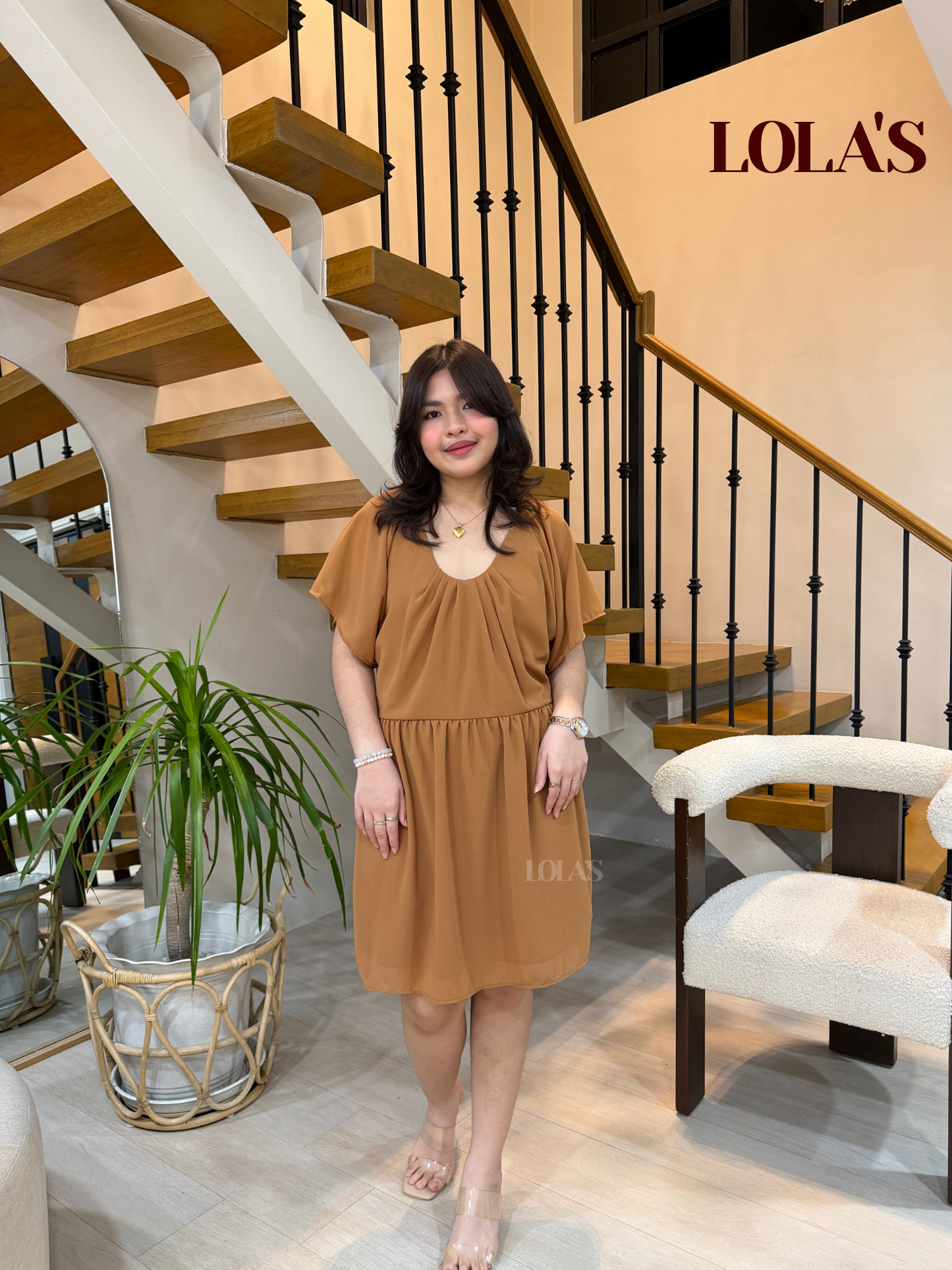 Nessa Dress (Latte)