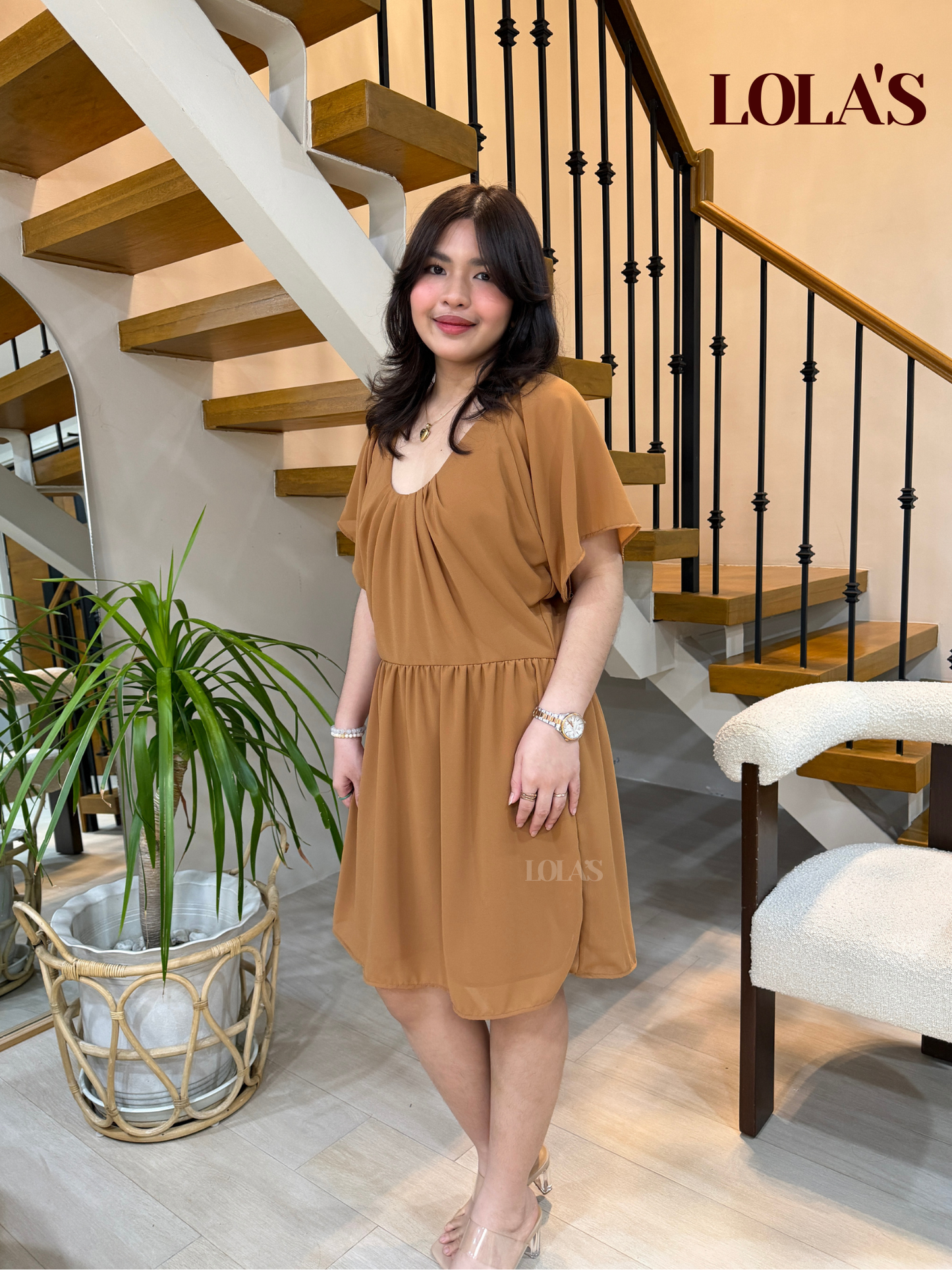Nessa Dress (Latte)