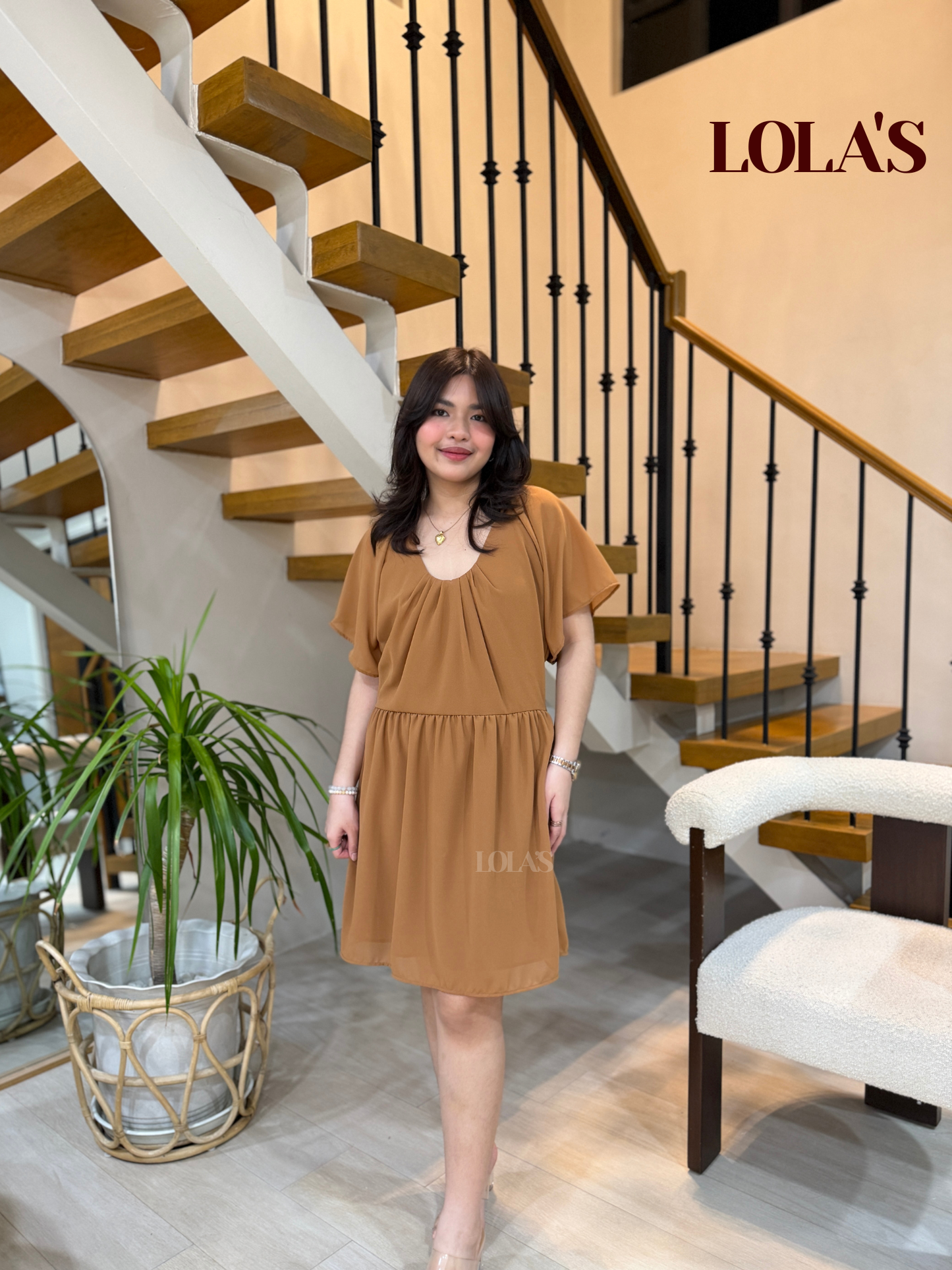 Nessa Dress (Latte)