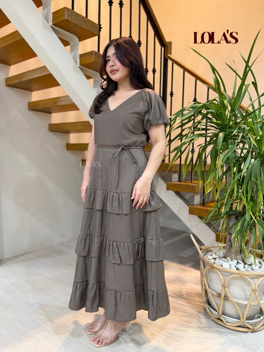 Melai Dress (Taupe)