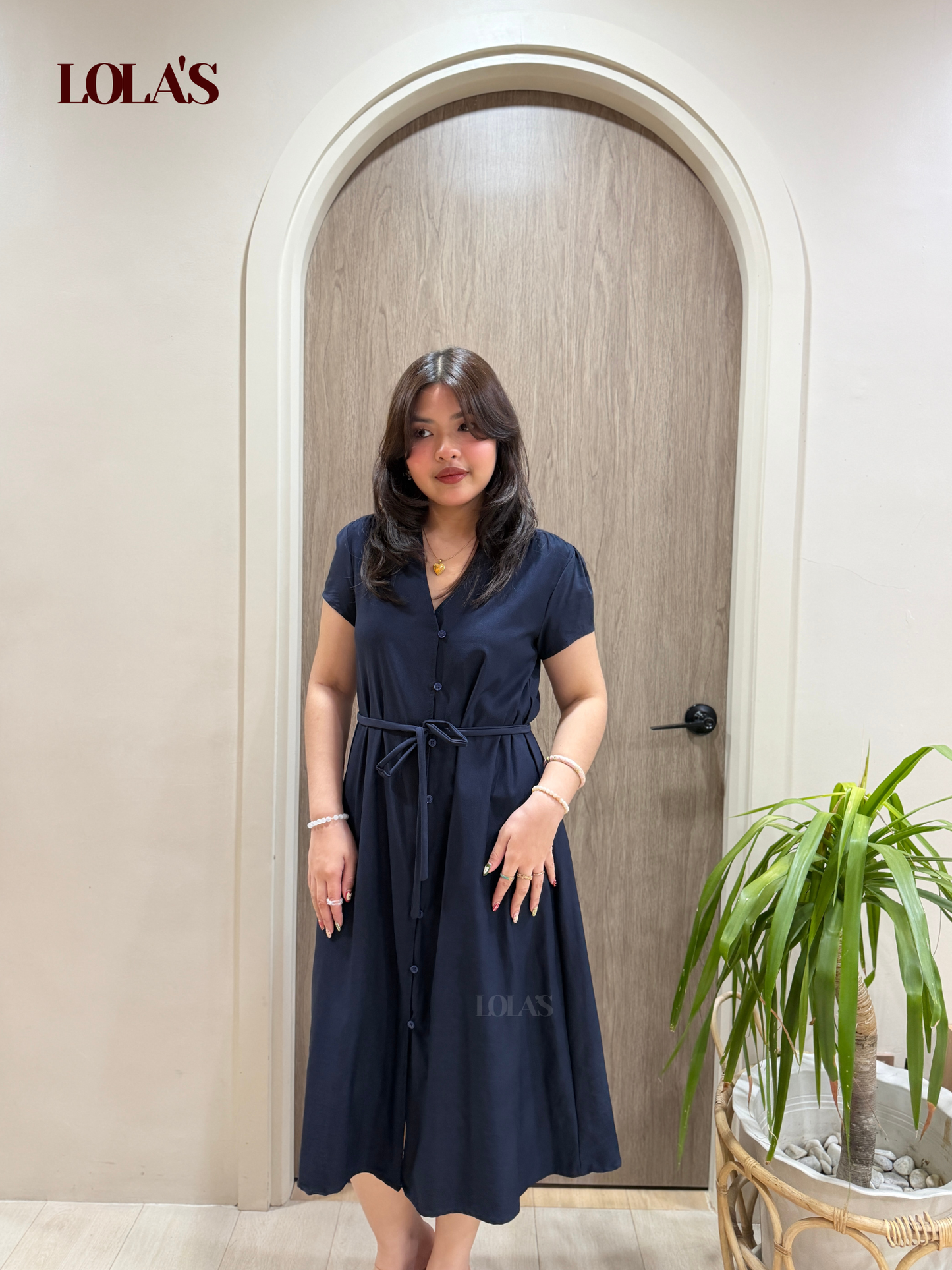 Kyle Dress (Navy Blue)
