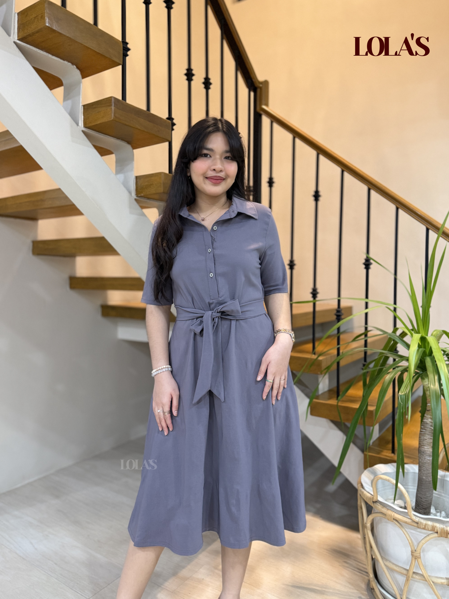 Bianca Dress (Gray)