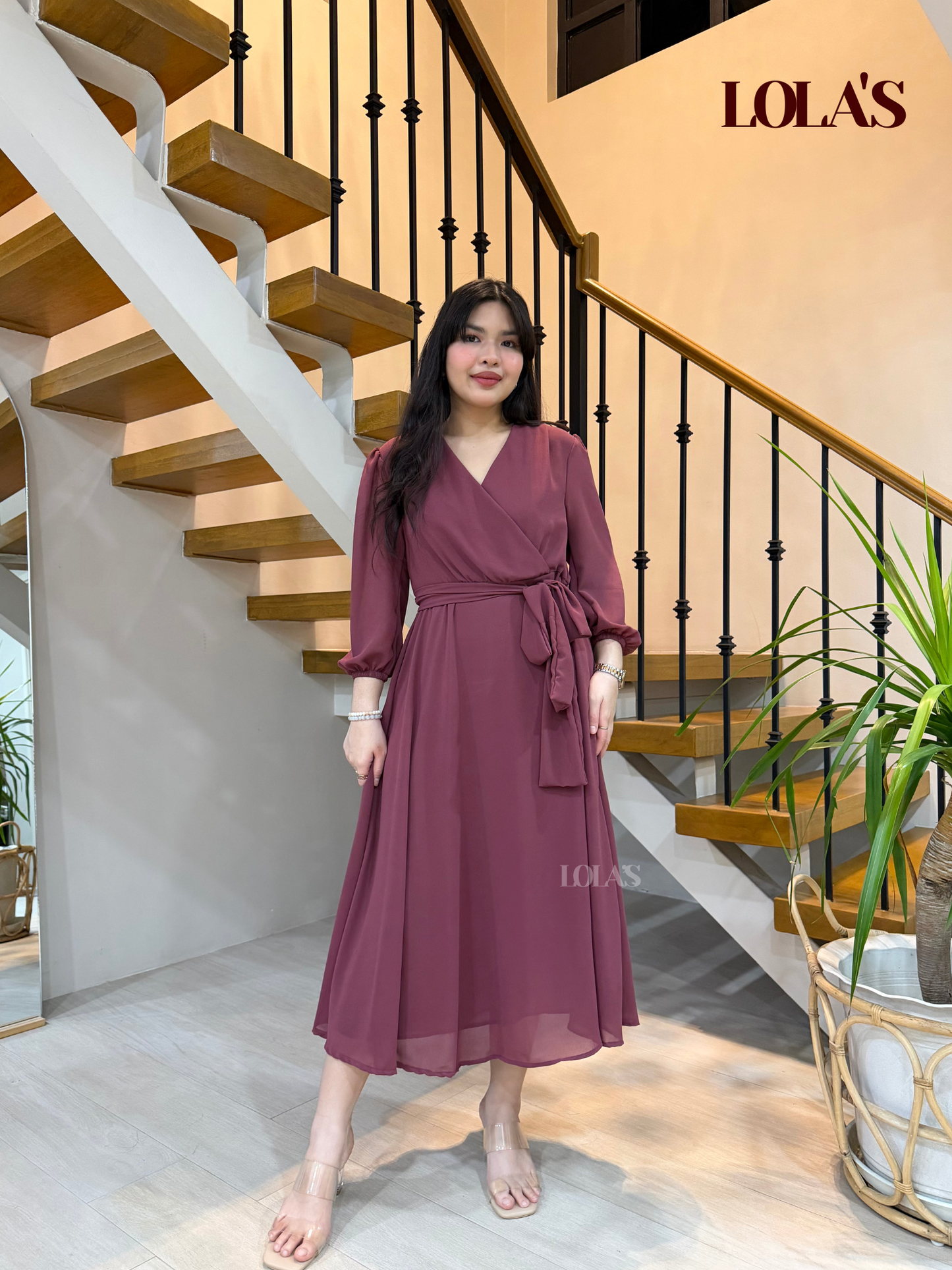 Paula Dress (Plum)
