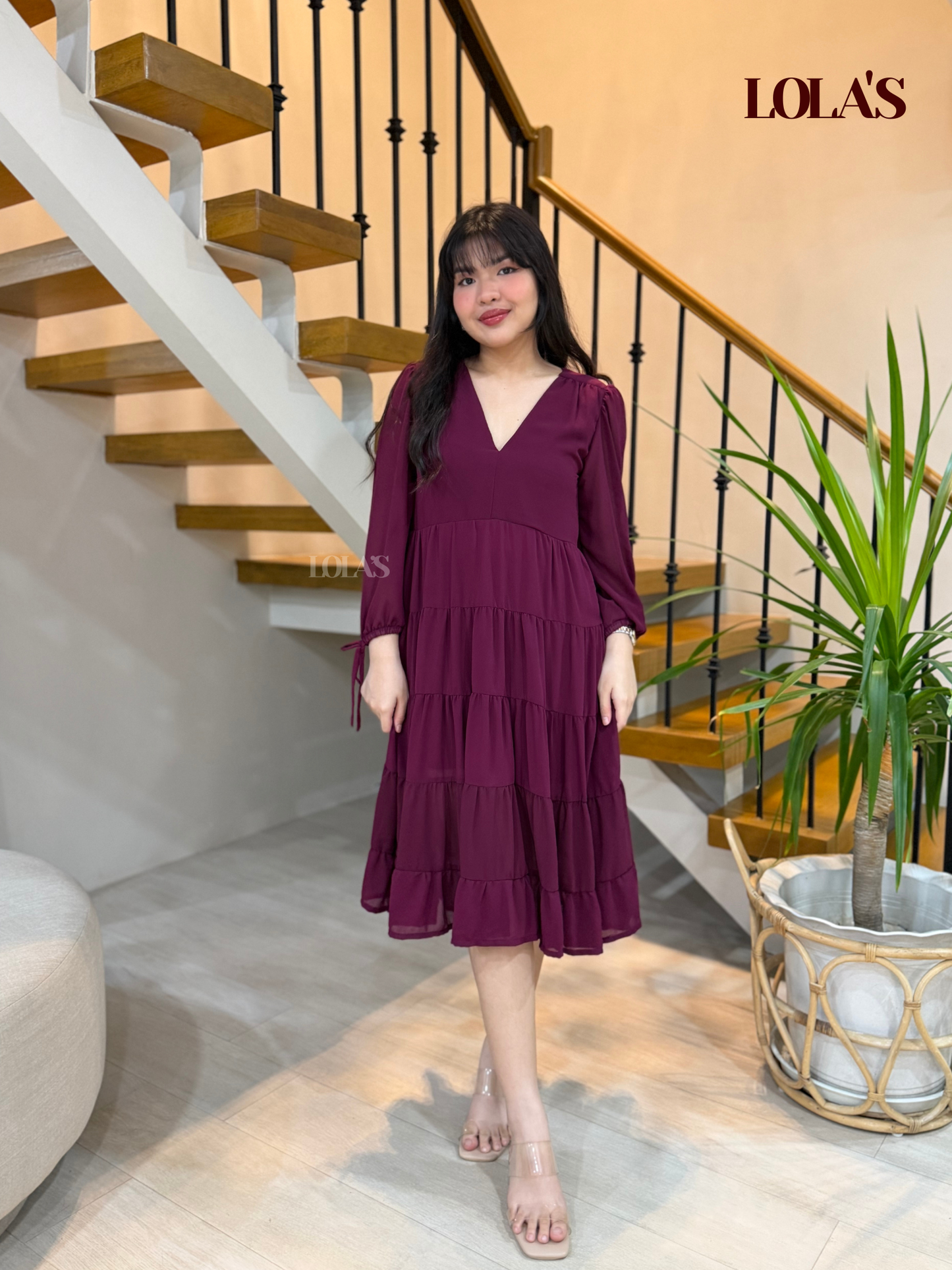 Anna Dress (Wine)