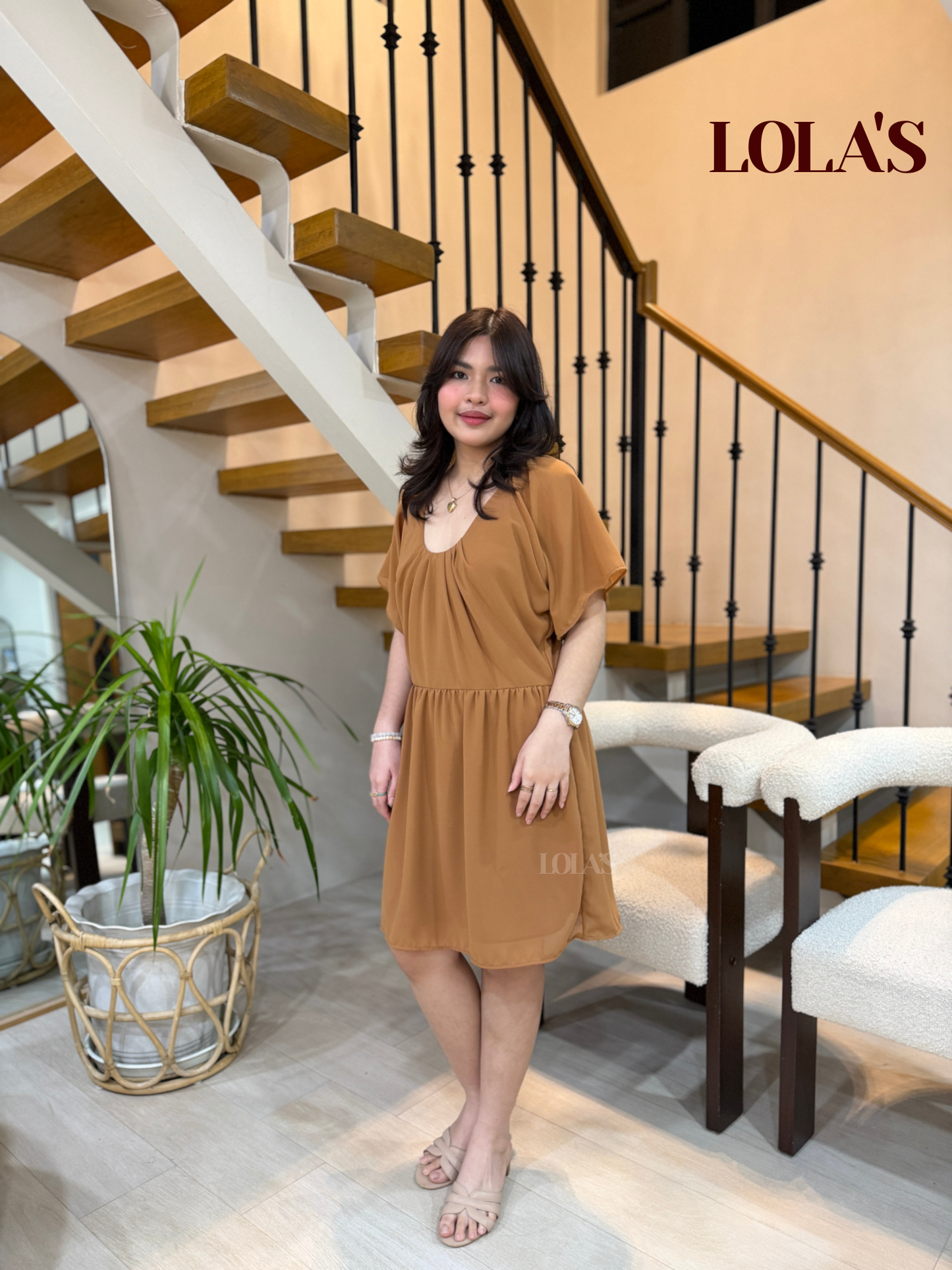 Nessa Dress (Latte)