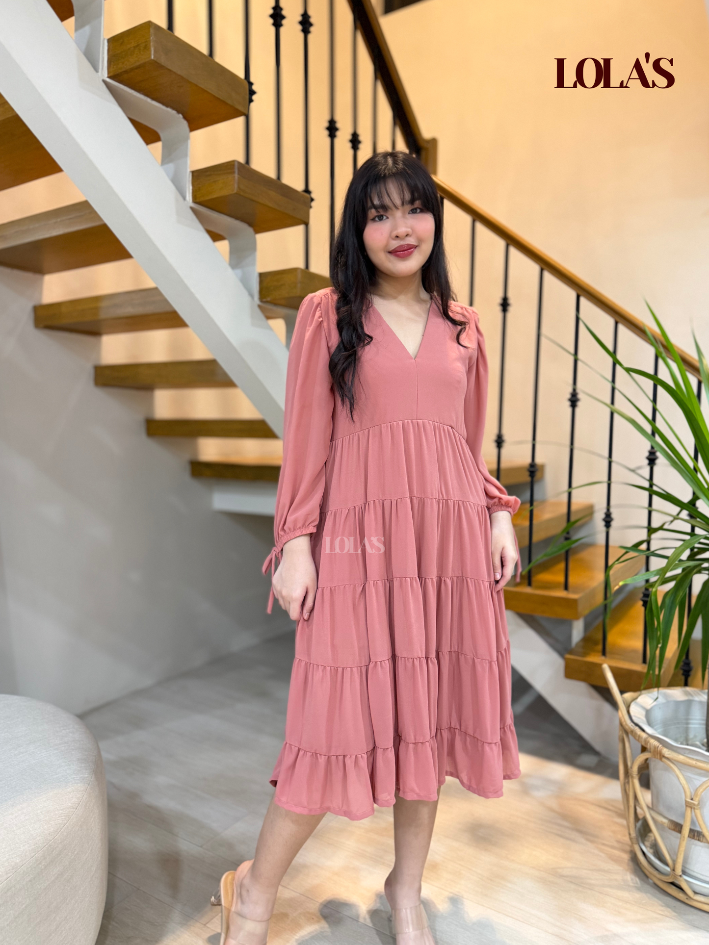 Anna Dress (Salmon)
