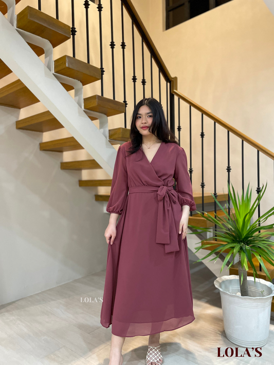 Paula Dress (Plum)