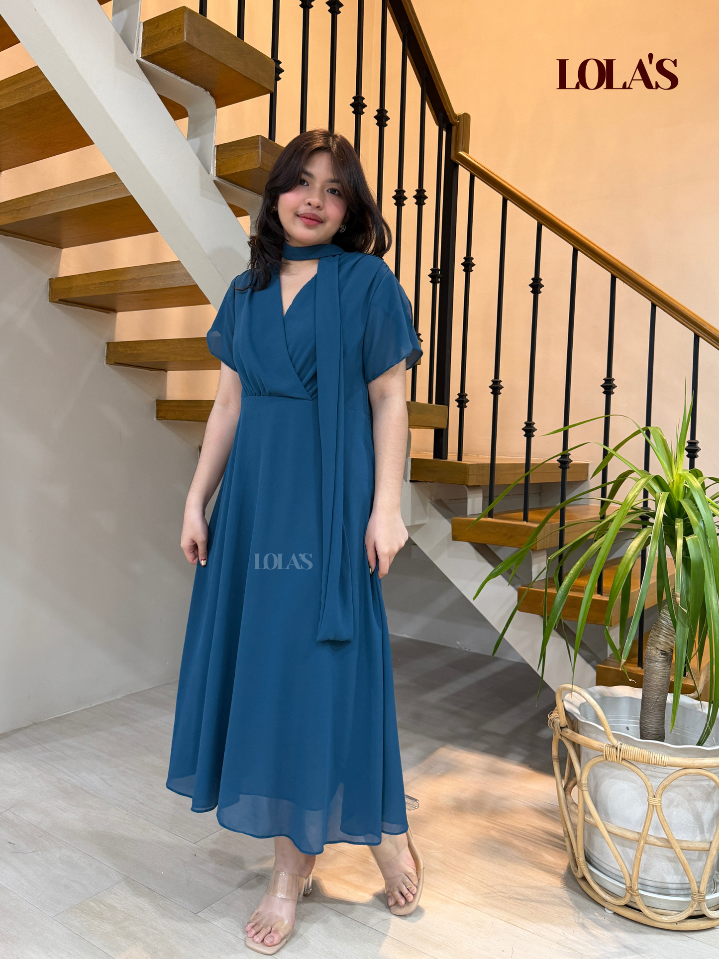 Glinda Dress (Blue Green)