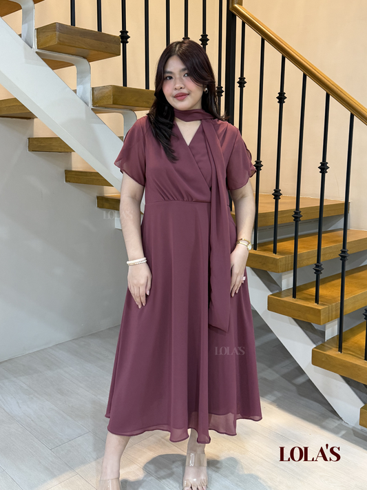 Glinda Dress (Mauve)