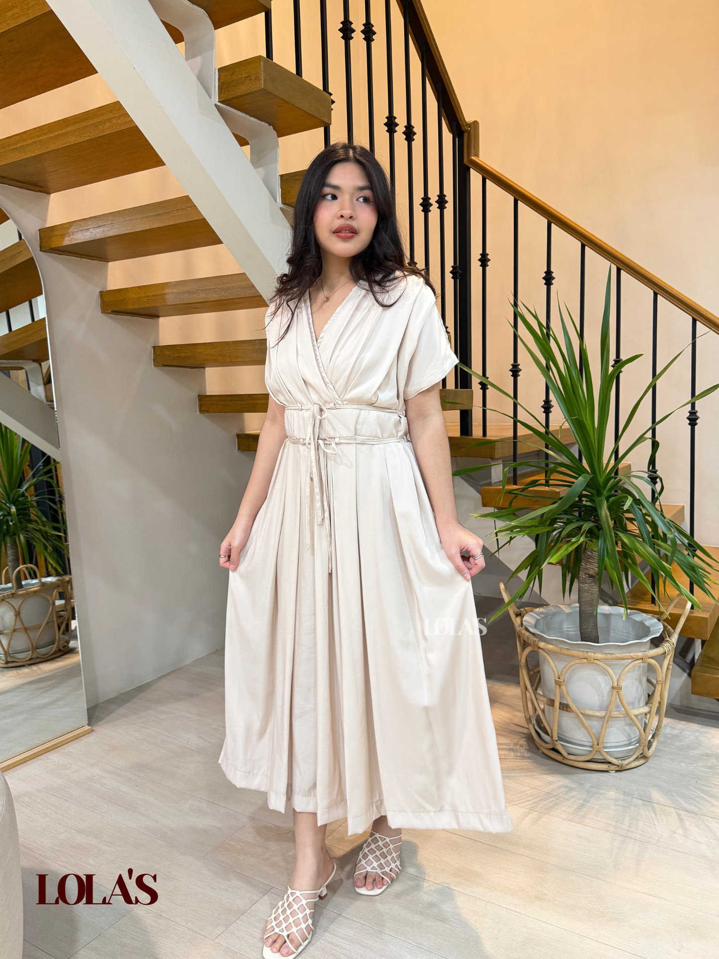 Kaye Dress (Cream)