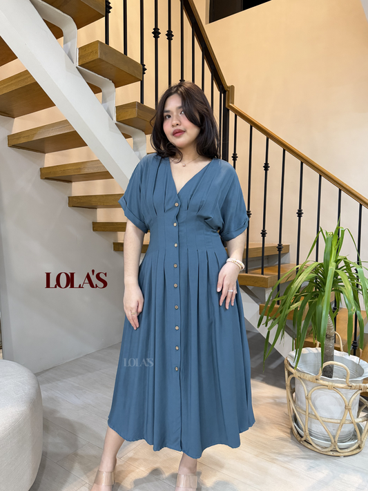 Frederica Dress (Teal)