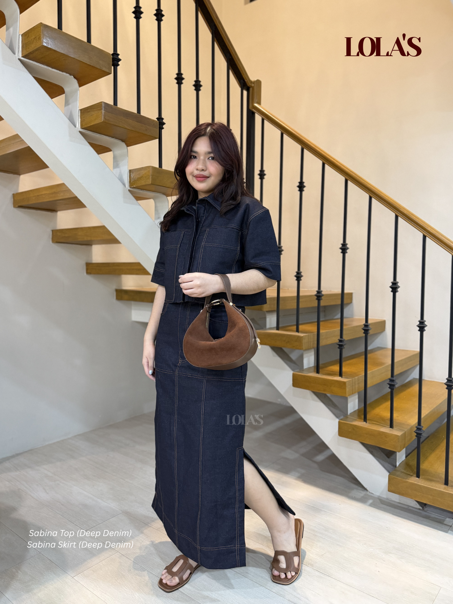 Sabina Skirt (Deep Denim)