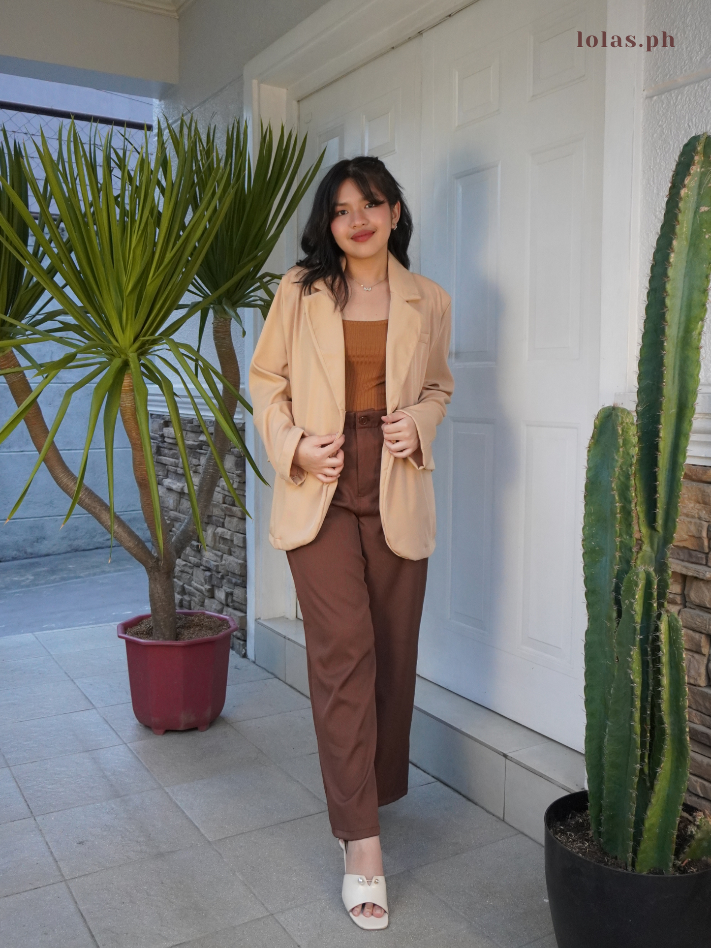 Rhys Oversized Blazer (Wheat)