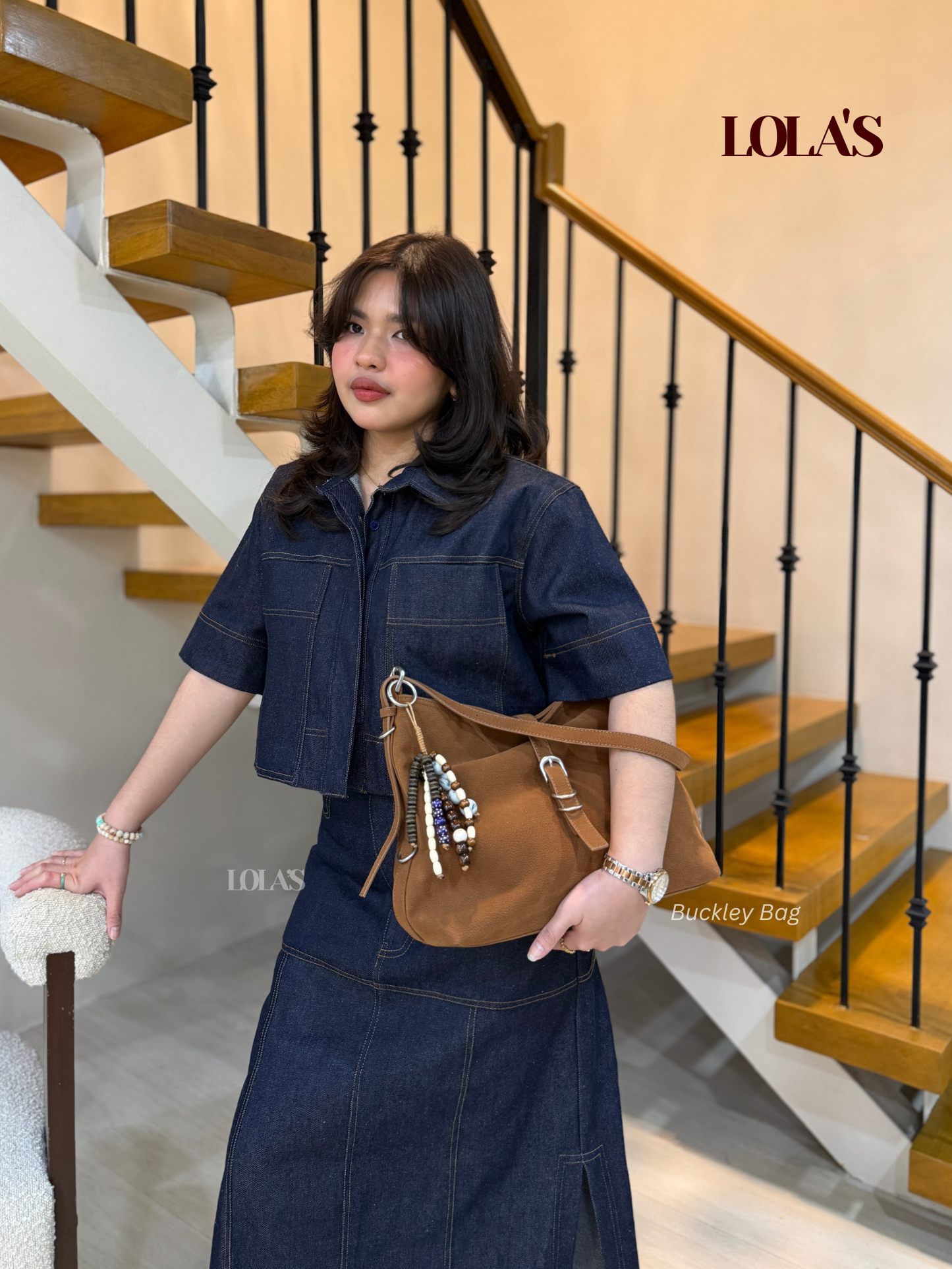 Sabina Skirt (Dark Denim)