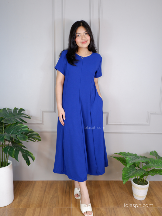 Kathleen Dress (Royal Blue)