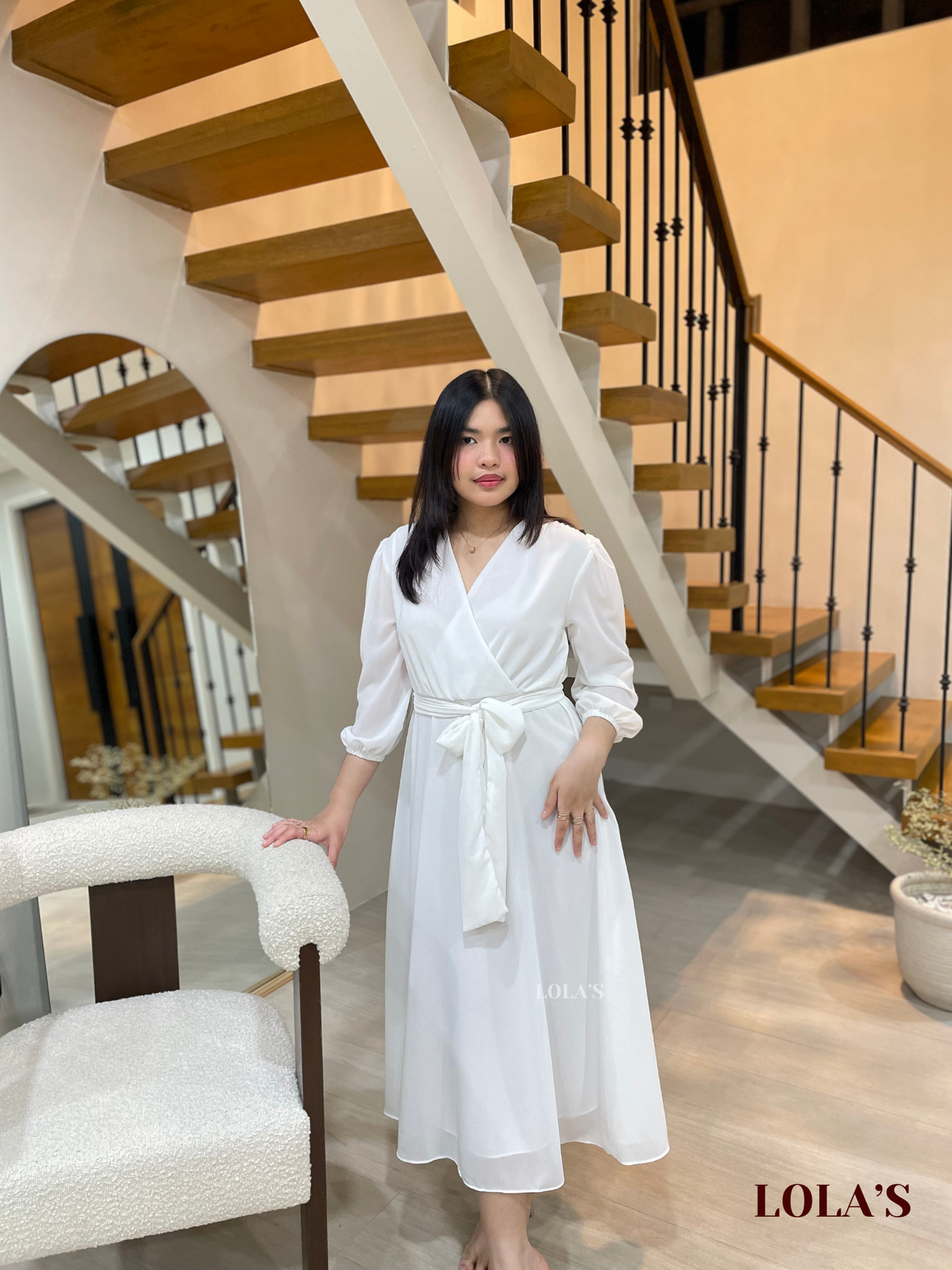 Paula Dress (White)