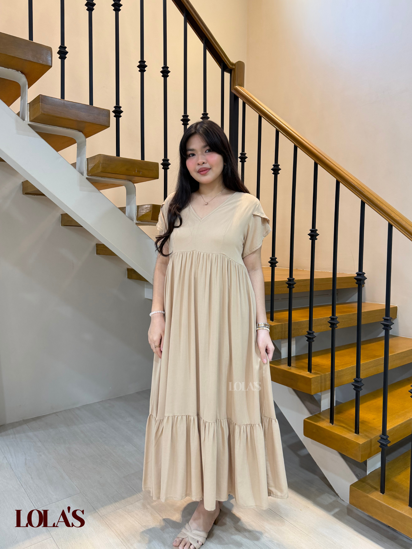 Jane Dress (Beige)