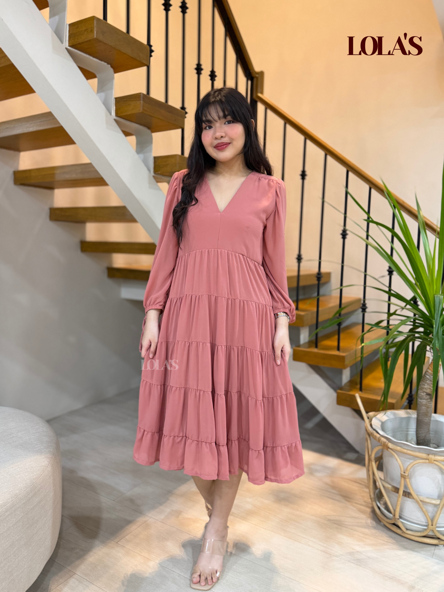 Anna Dress (Salmon)