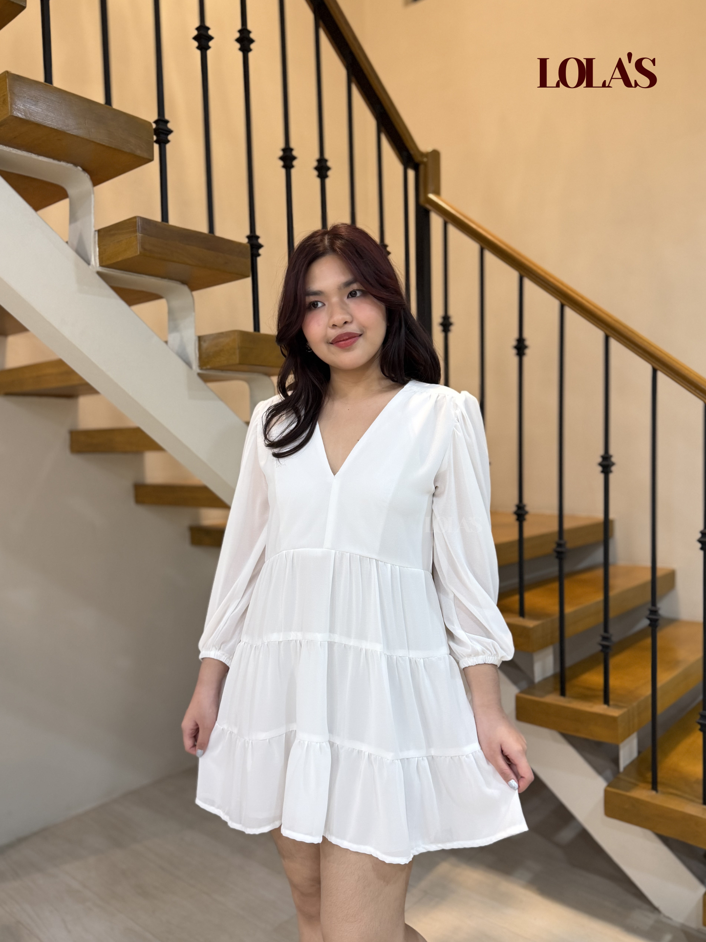 Monina Dress (White)