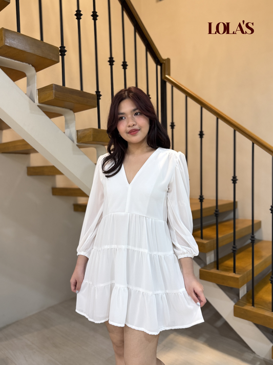 Monina Dress (White)