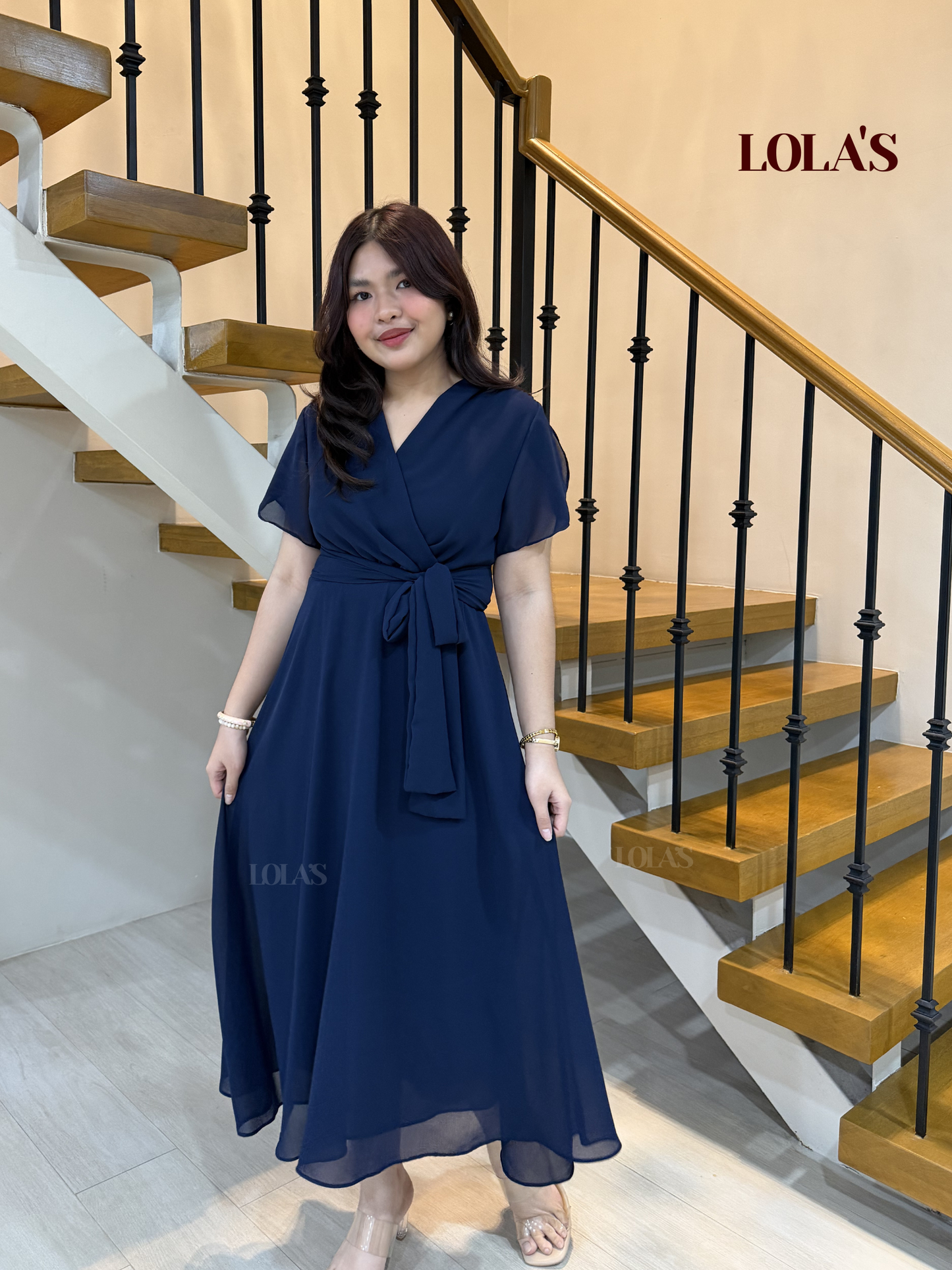 Glinda Dress (Navy Blue)