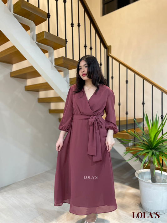 Paula Dress (Plum)