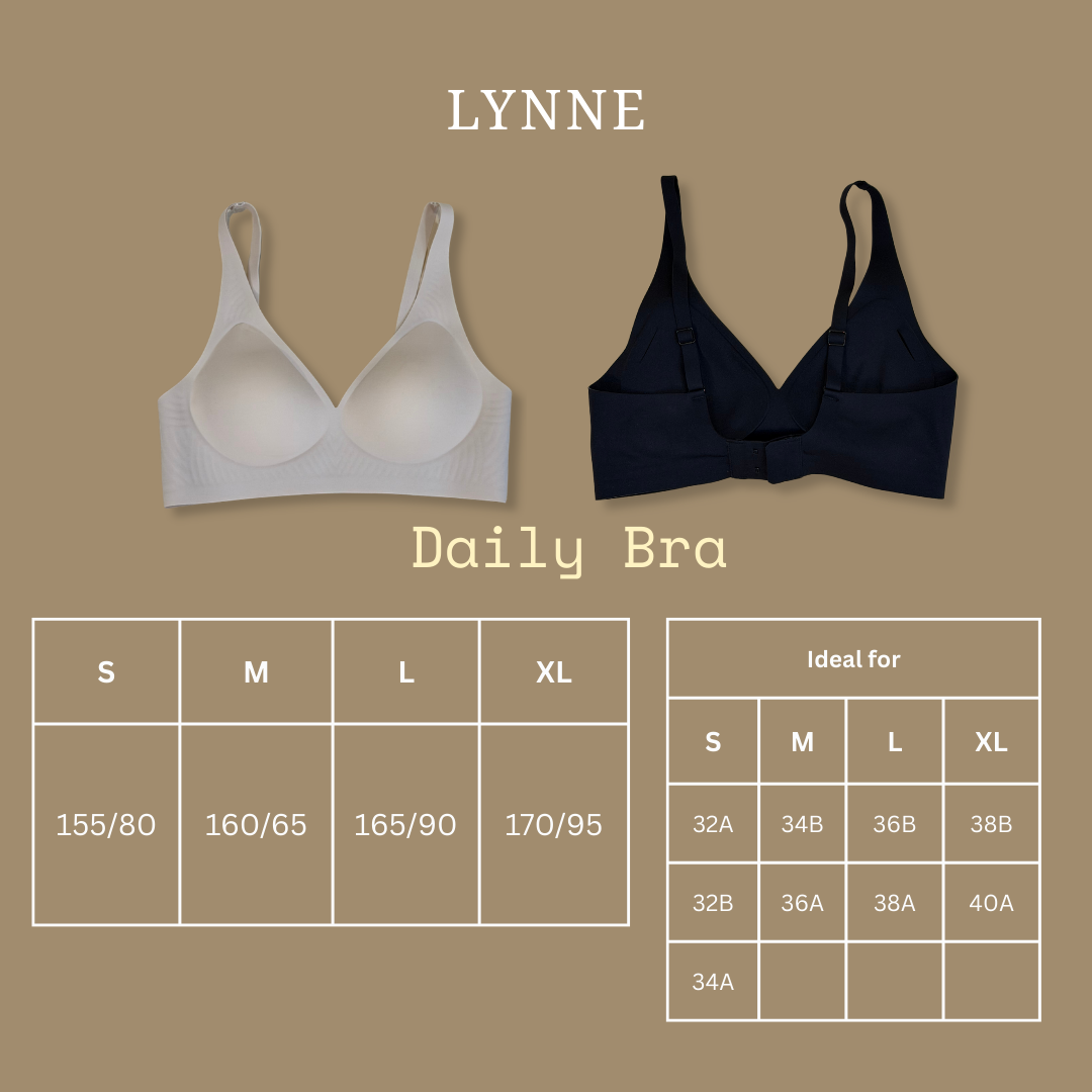 Daily Bra (Black) by Lynne