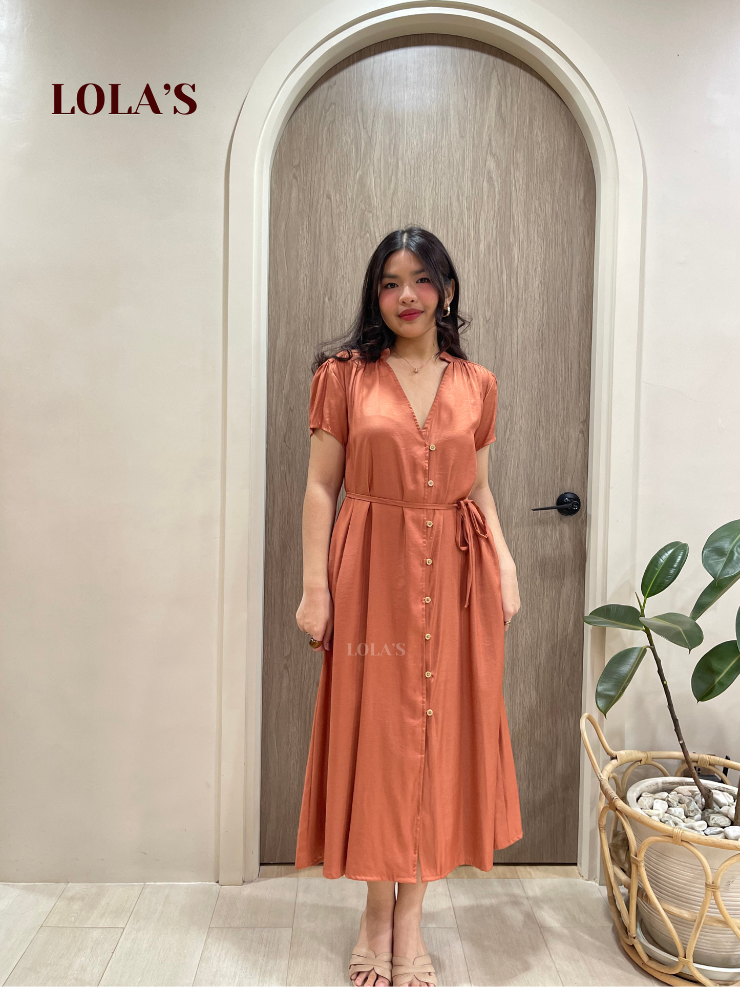 Kyle Dress (Rust)