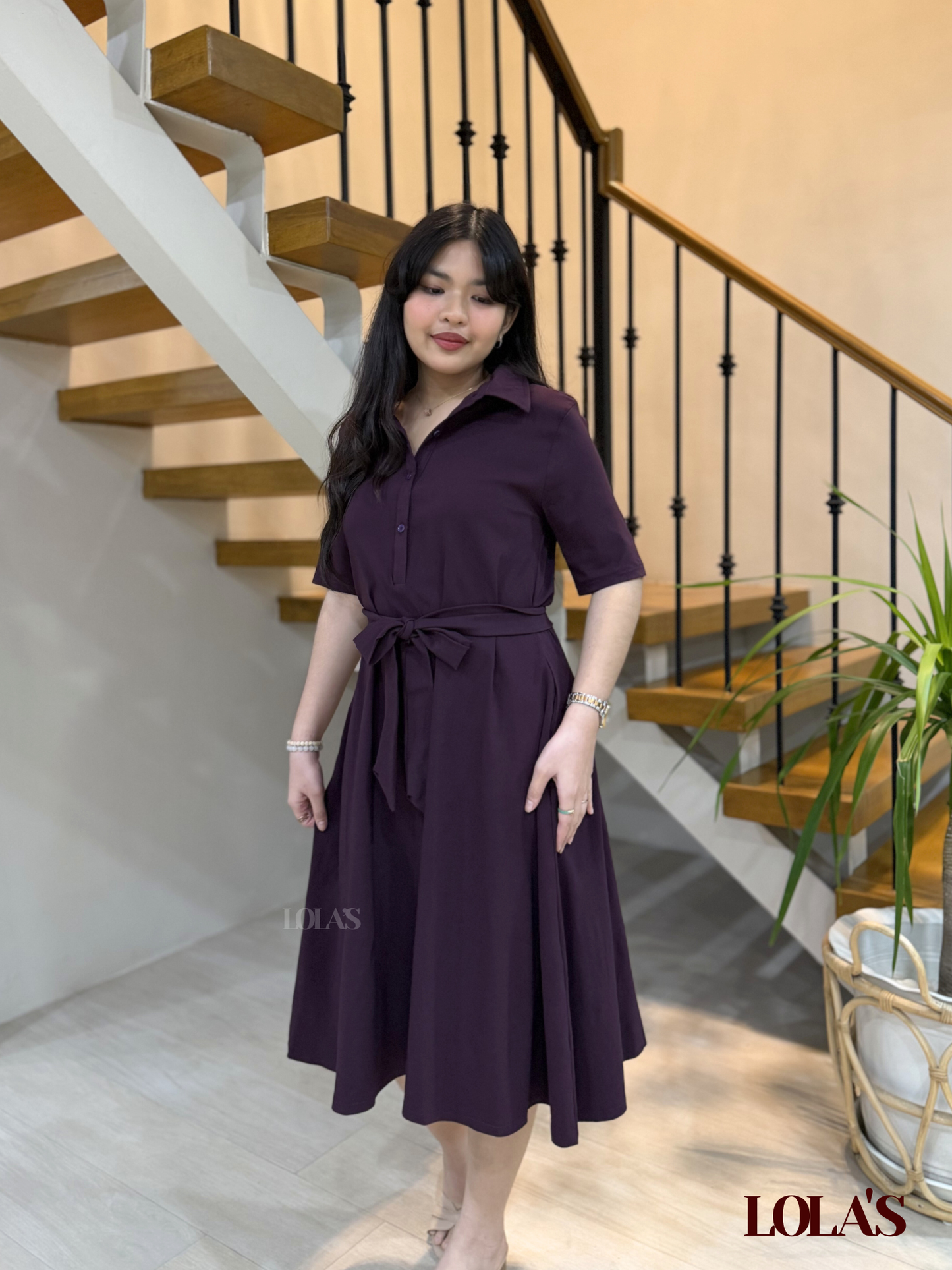 Bianca Dress (Dark Indigo)