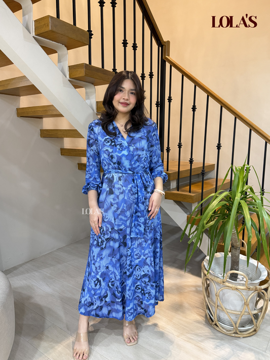 Paula Dress (Blue Haze)