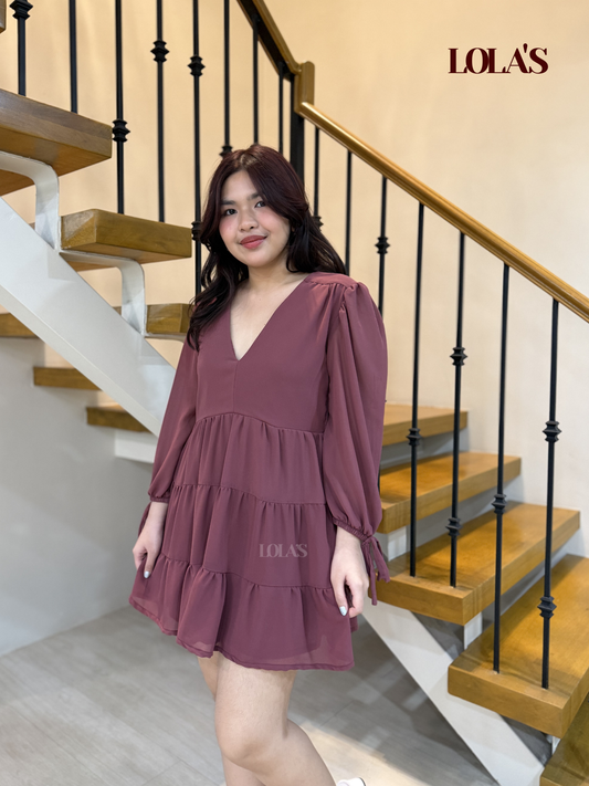 Monina Dress (Plum)