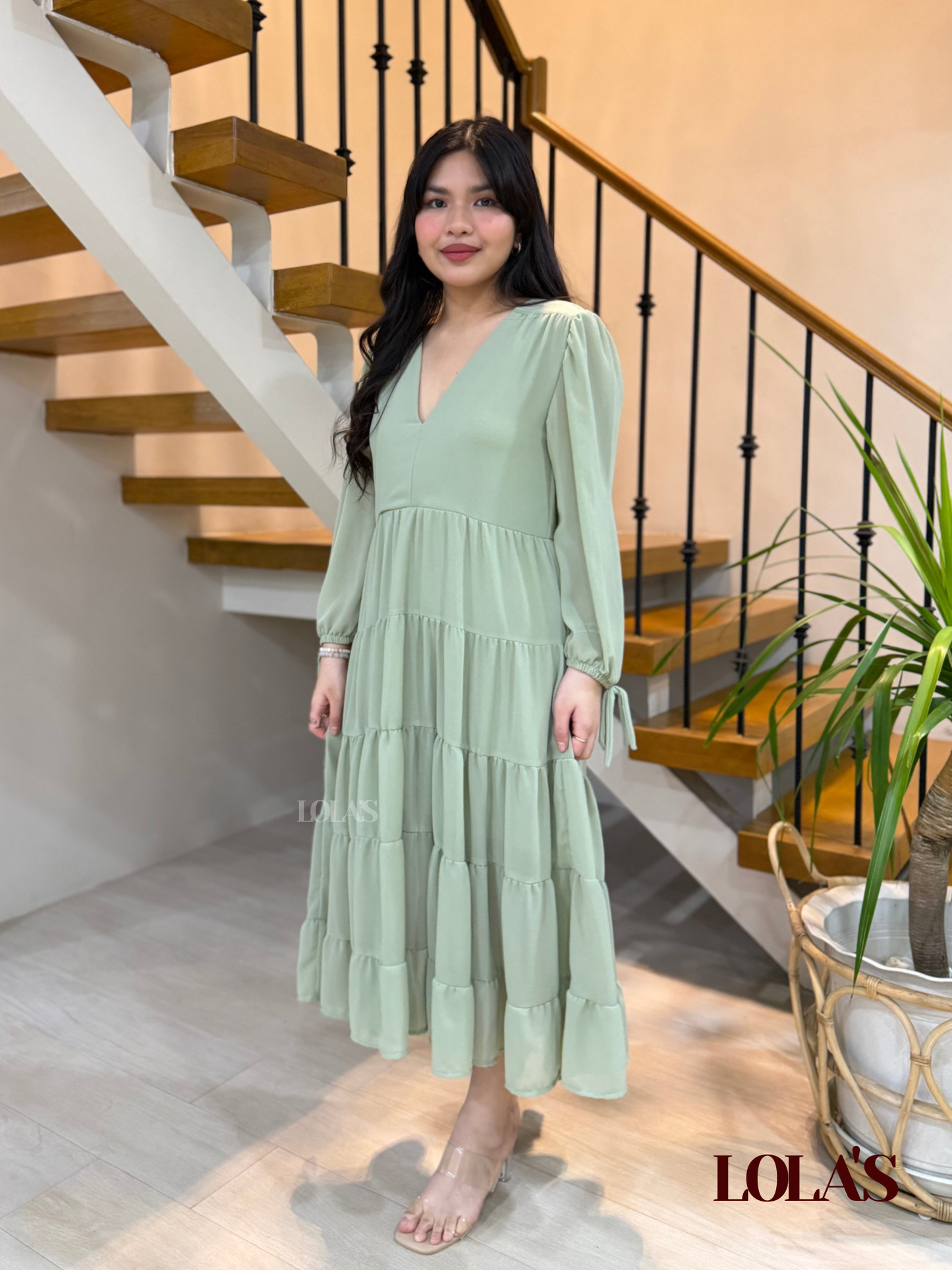 Anna Dress (Sage)