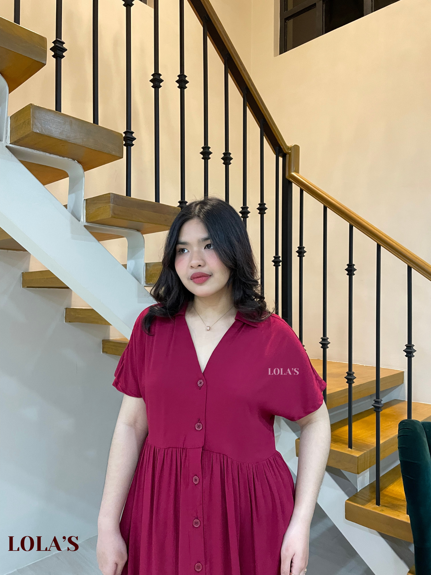 Regine Dress (Wine)